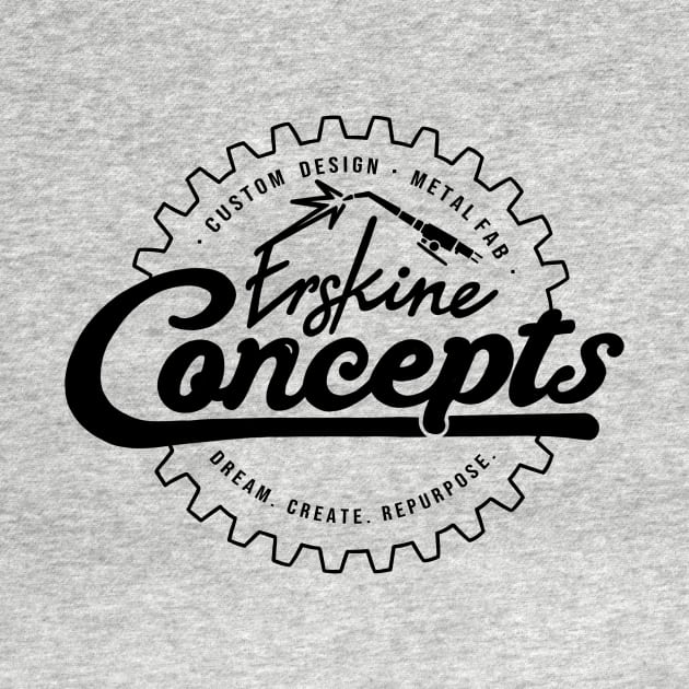 EC Tee - black logo by ErskineConcepts